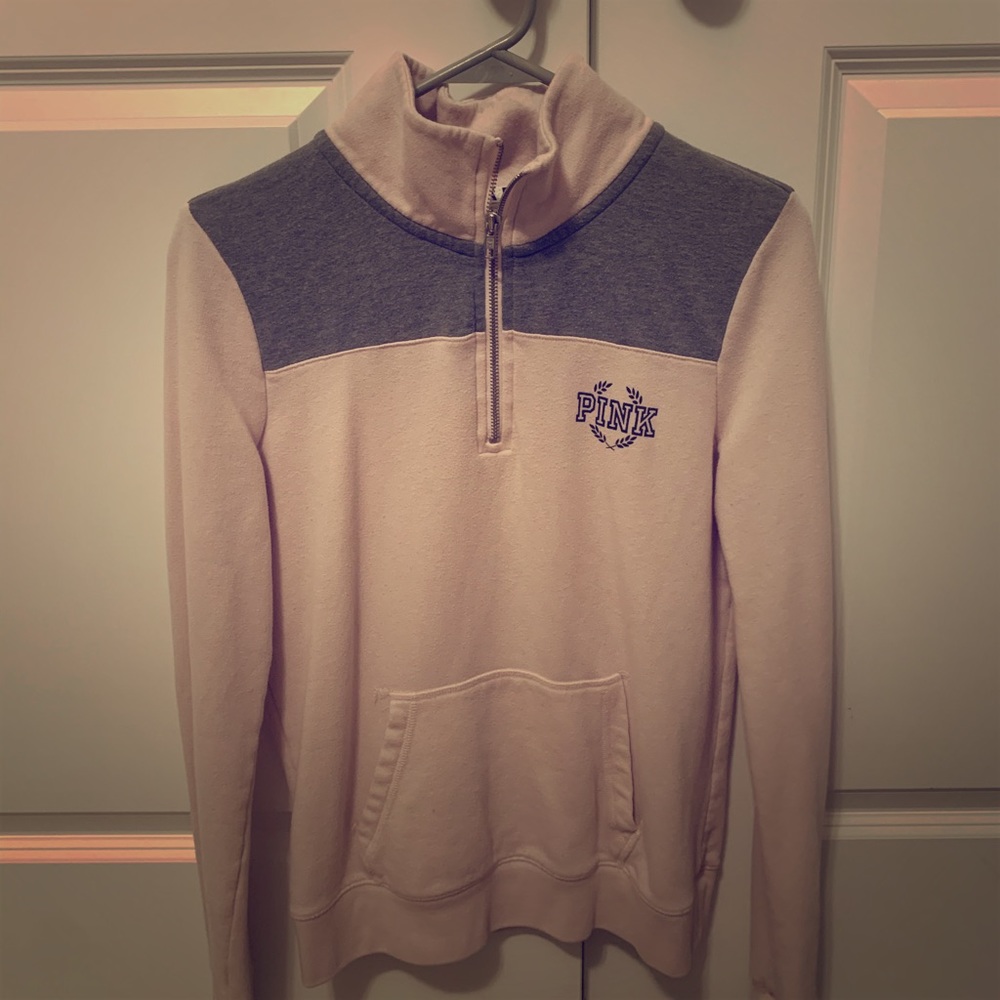 Victoria secret pink half zip